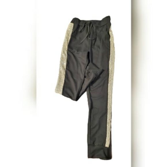 NWOT Sequin black jacket with pants set - Picture 7 of 7